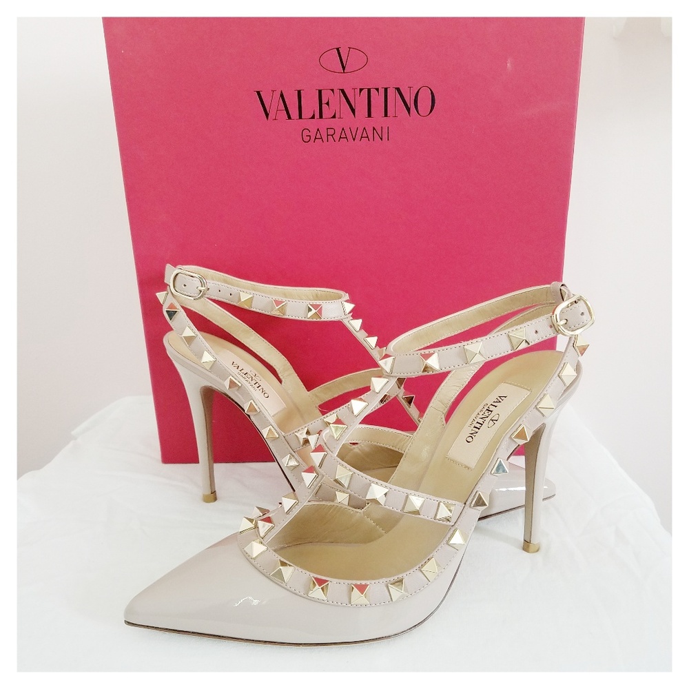 Valentino Rockstud Slingback 100mm Pump
